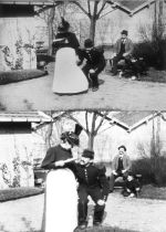 Bonne denfants et soldat