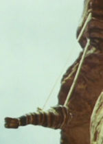 Cimetière dans la falaise