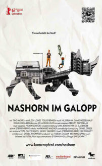 Nashorn im Galopp