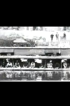 Laveuses sur la rivière